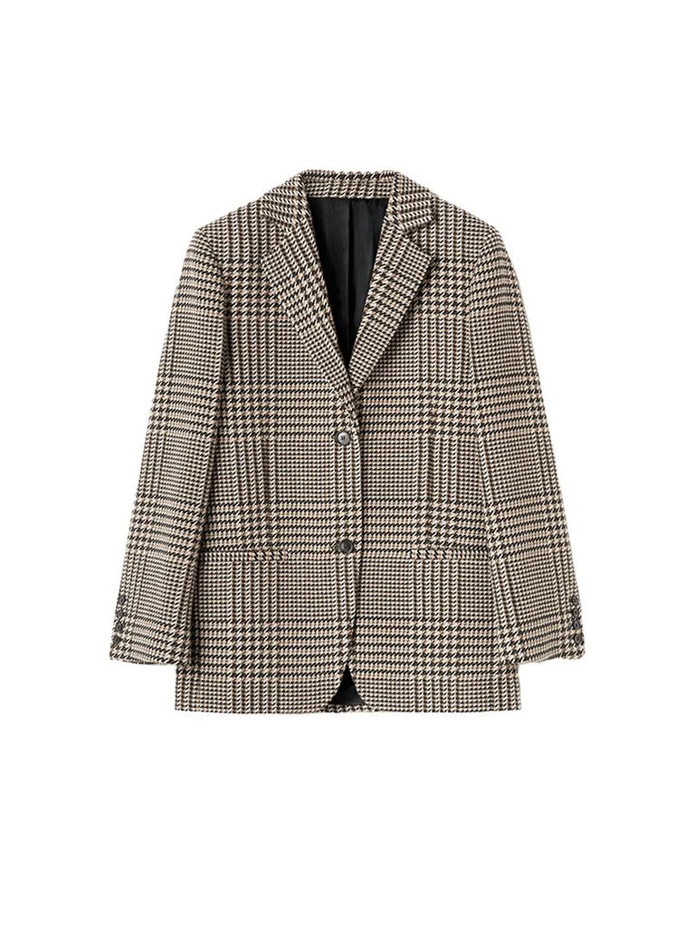 商品Totême|Wool Check Blazer,价格¥3002,第1张图片