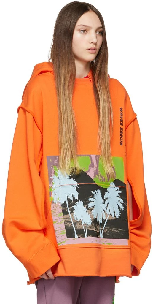 商品Ambush|Orange 'Waves' Hoodie,价格¥2162,第2张图片详细描述