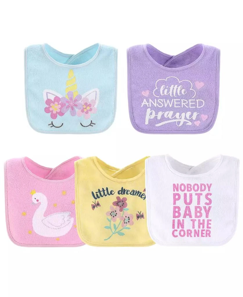 商品The Peanutshell|Pastel Girls Terry Bibs, Pack of 10,价格¥205,第2张图片详细描述