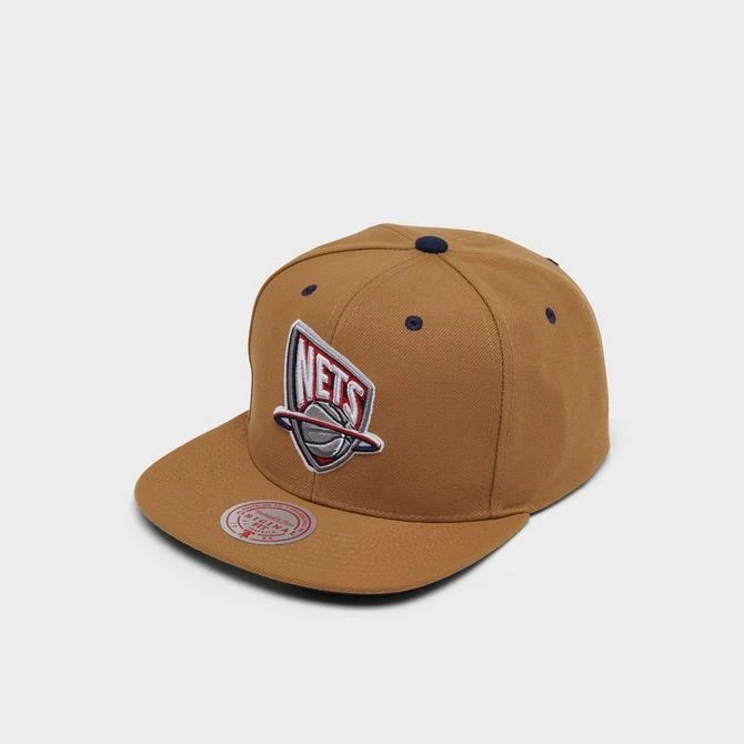 Mitchell & Ness New Jersey Nets NBA Wheat Hardwood Classics Snapback Hat 商品
