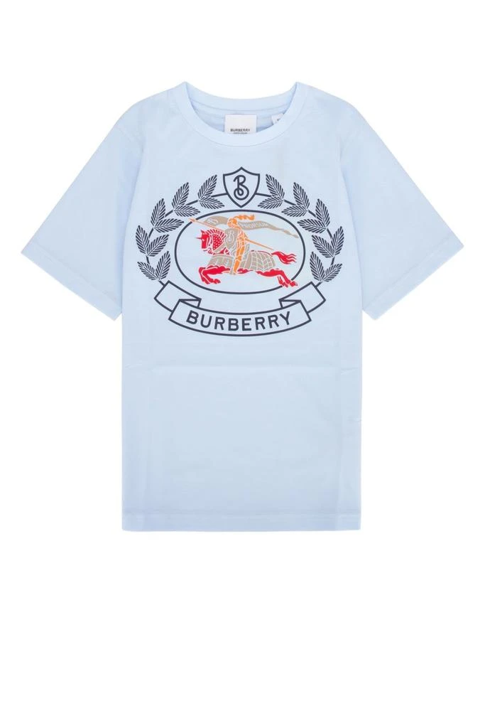 商品Burberry|Burberry Kids Equestrian Knight Print Crewneck T-Shirt,价格¥1268,第1张图片