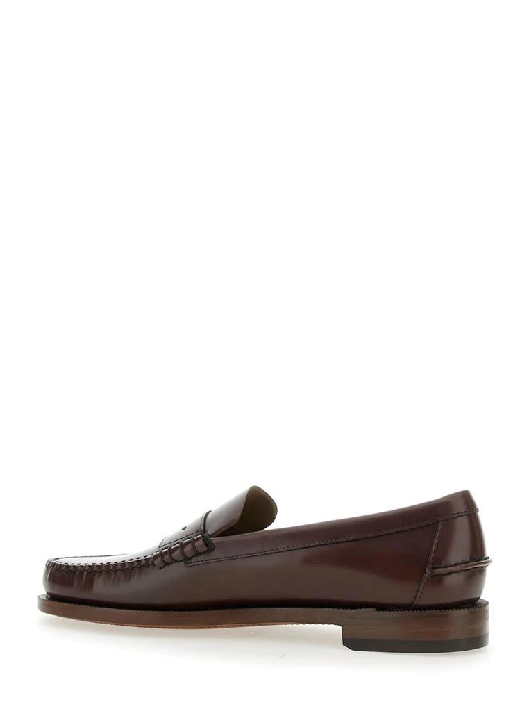 商品SEBAGO|'Classic Dan' Brown Loafers With Raised Stitching And Low Heel In Leather Man,价格¥2154,第3张图片详细描述