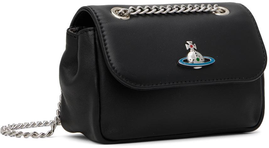 商品Vivienne Westwood|Black Small Curb Chain Shoulder Bag,价格¥1613,第4张图片详细描述