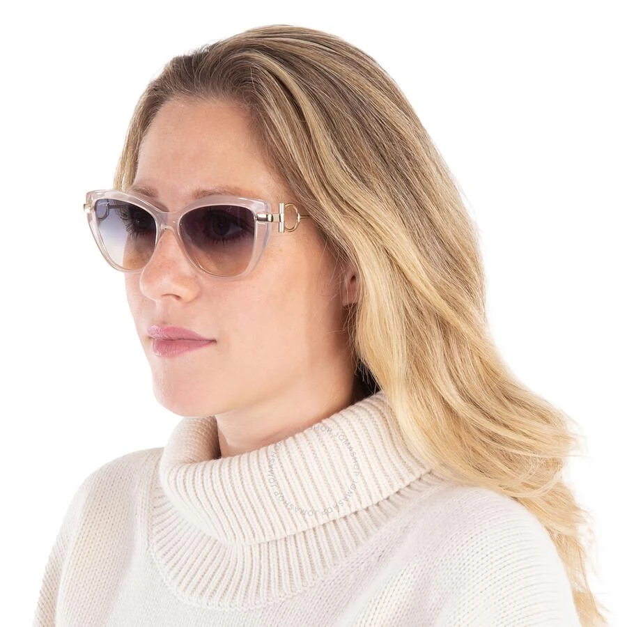 商品Salvatore Ferragamo|Salvatore Ferragamo Grey Gradient Cat Eye Ladies Sunglasses SF928S 290 55,价格¥590,第2张图片详细描述
