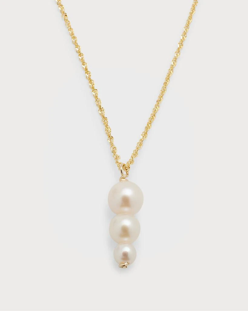 商品POPPY FINCH|Pearl Trio Pendant Necklace,价格¥2300,第1张图片