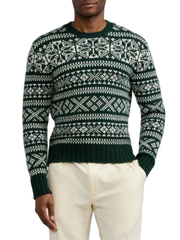 商品Ralph Lauren|Holiday Cashmere Crewneck Sweater,价格¥7894,第1张图片