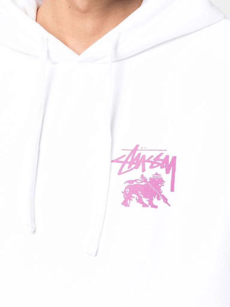 商品STUSSY|STUSSY - Cotton Logo Hoodie,价格¥984,第4张图片详细描述