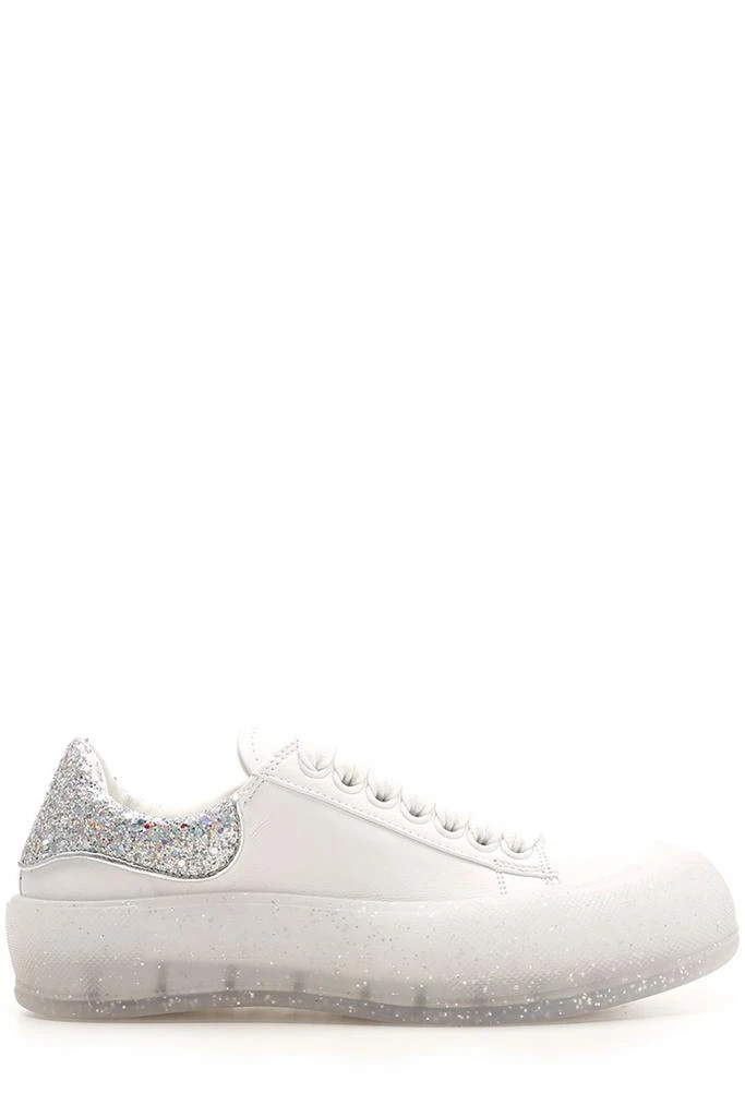 商品Alexander McQueen|Alexander McQueen Deck Plimsoll Lace-Up Sneakers,价格¥2470,第1张图片