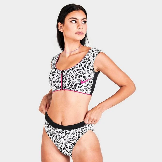 商品NIKE|Women's Nike Party Dots High-Waisted Bikini Bottoms,价格¥165,第3张图片详细描述