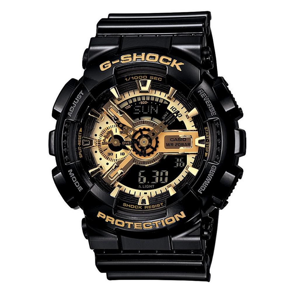 商品G-Shock|G-Shock系列经典黑金防水运动手表 男款,价格¥1110,第1张图片