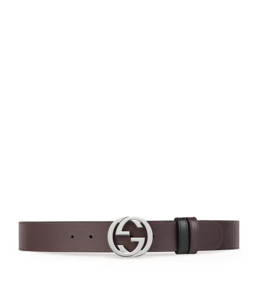 商品Gucci|Leather GG Supreme Belt,价格¥4081,第7张图片详细描述