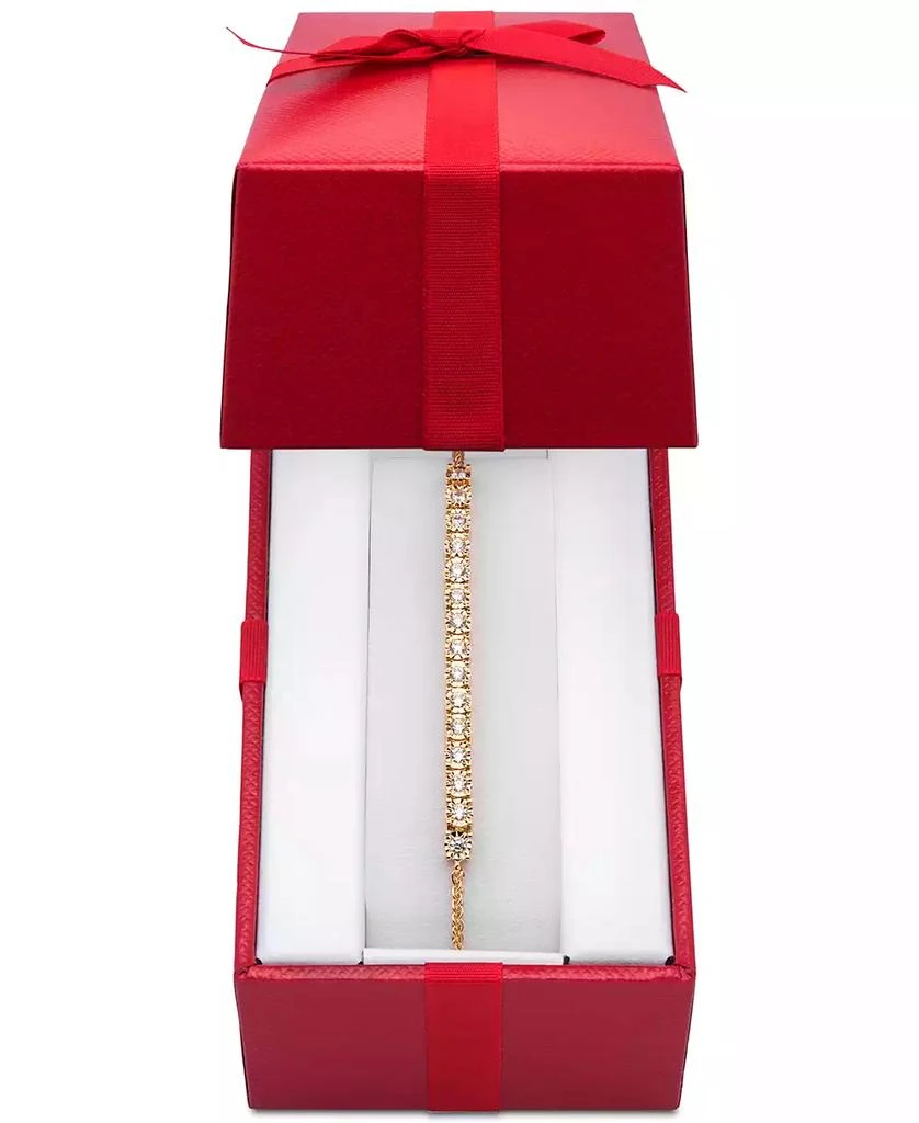 商品Wrapped|Diamond Bolo Bracelet (1/2 ct. t.w.) in Sterling Silver, 14k Gold-Plated Sterling Silver or 14k Rose Gold-Plated Sterling Silver, Created for Macy's,价格¥3122,第2张图片详细描述