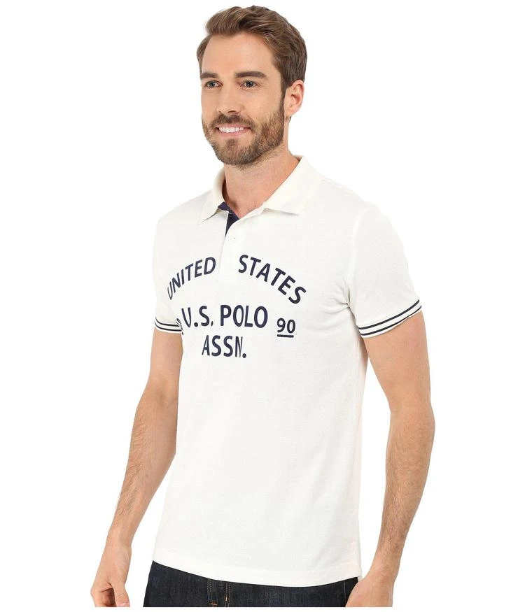 商品U.S. POLO ASSN.|Logo图案修身polo衫,价格¥253,第2张图片详细描述