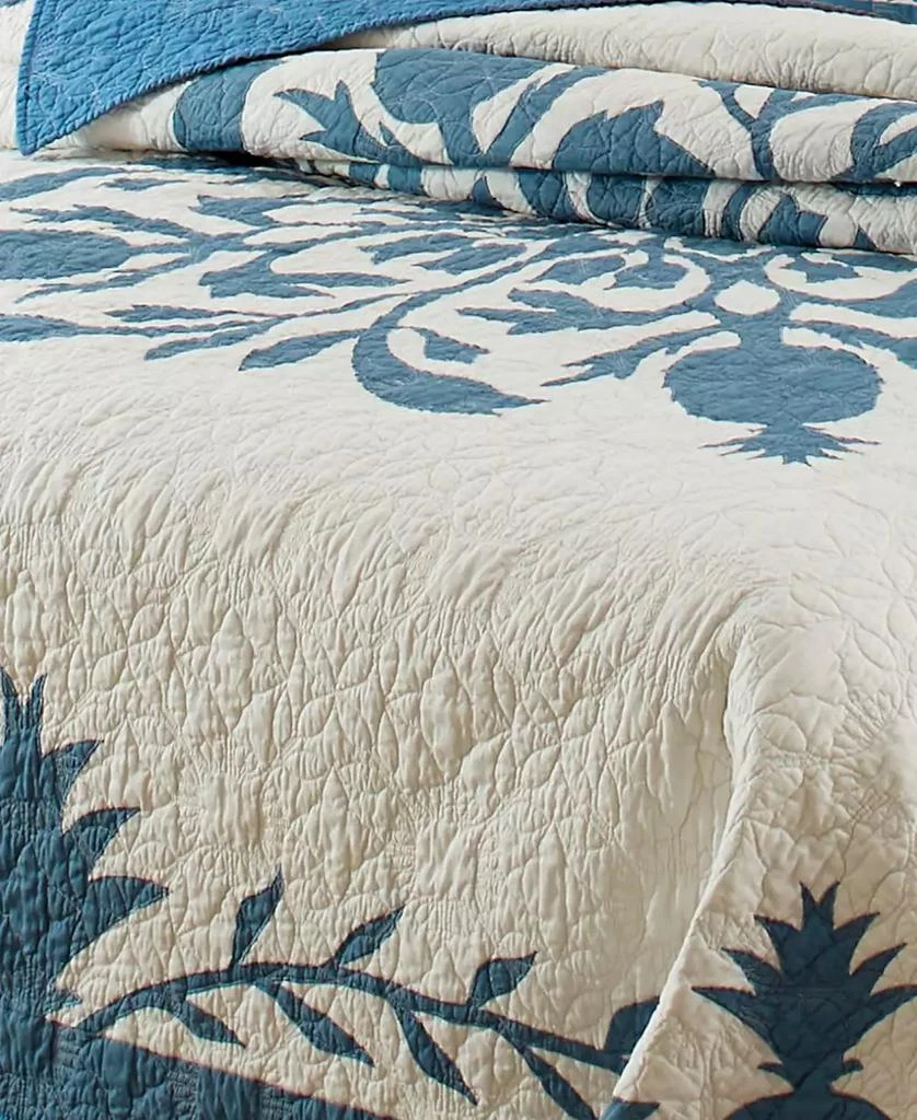 商品Tommy Bahama|Tommy Bahama Aloha Pineapple Embroidered Quilt,价格¥1930,第4张图片详细描述