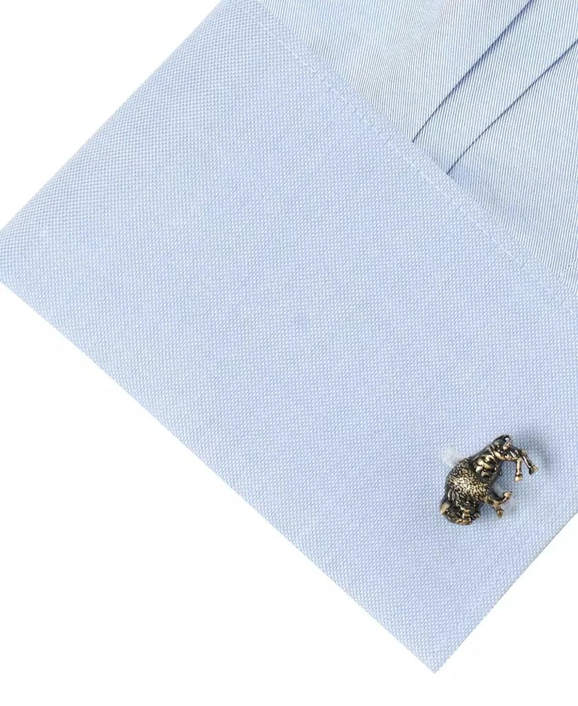 商品Ox and Bull Trading Co.|Men's Antique-like Bison Cufflinks,价格¥2221,第3张图片详细描述