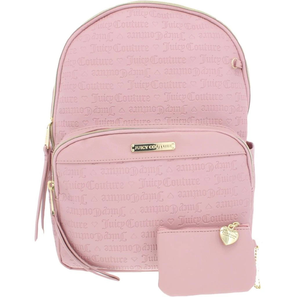 商品Juicy Couture|Juicy Couture Word Play Women's Faux Leather Embossed Logo Adjustable Backpack,价格¥158,第2张图片详细描述