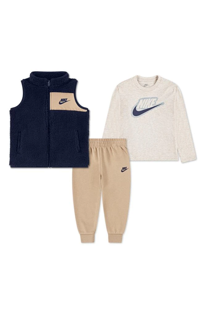 商品NIKE|Kids' Powder Play T-Shirt, Vest & Joggers Set,价格¥284,第1张图片