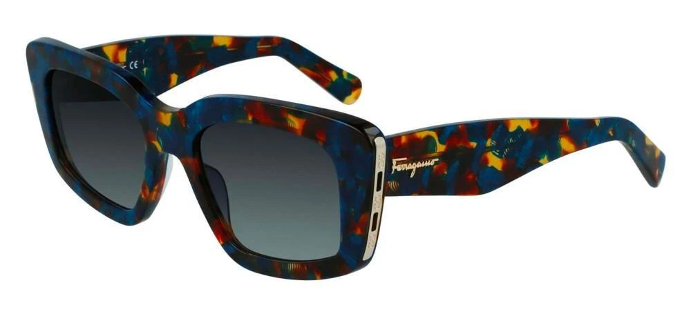 商品Salvatore Ferragamo|Salvatore Ferragamo Eyewear Rectangular Frame Sunglasses,价格¥1414,第2张图片详细描述