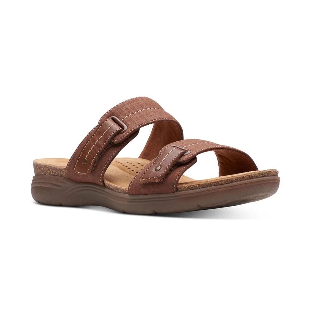 商品Clarks|Women's April Dusk Slip-On Slide Sandals,价格¥425,第1张图片