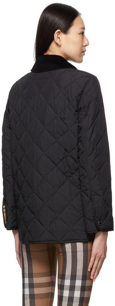 Black Quilted Cotswold Jacket商品第3张图片规格展示