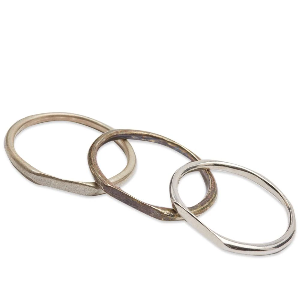 商品Pearls Before Swine|Pearls Before Swine Polished Spliced Band Set of Rings,价格¥1272,第3张图片详细描述
