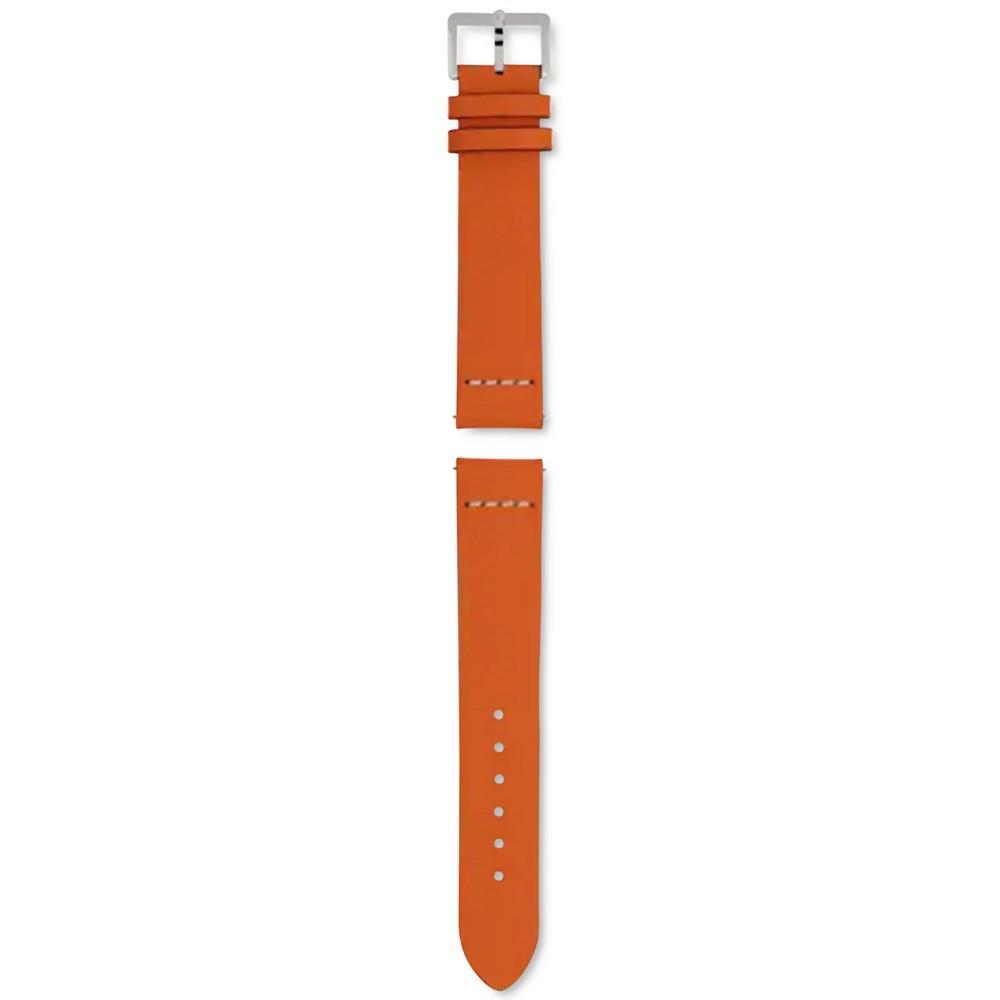 Captain Cook Orange Leather Watch Strap 37mm商品第1张图片规格展示