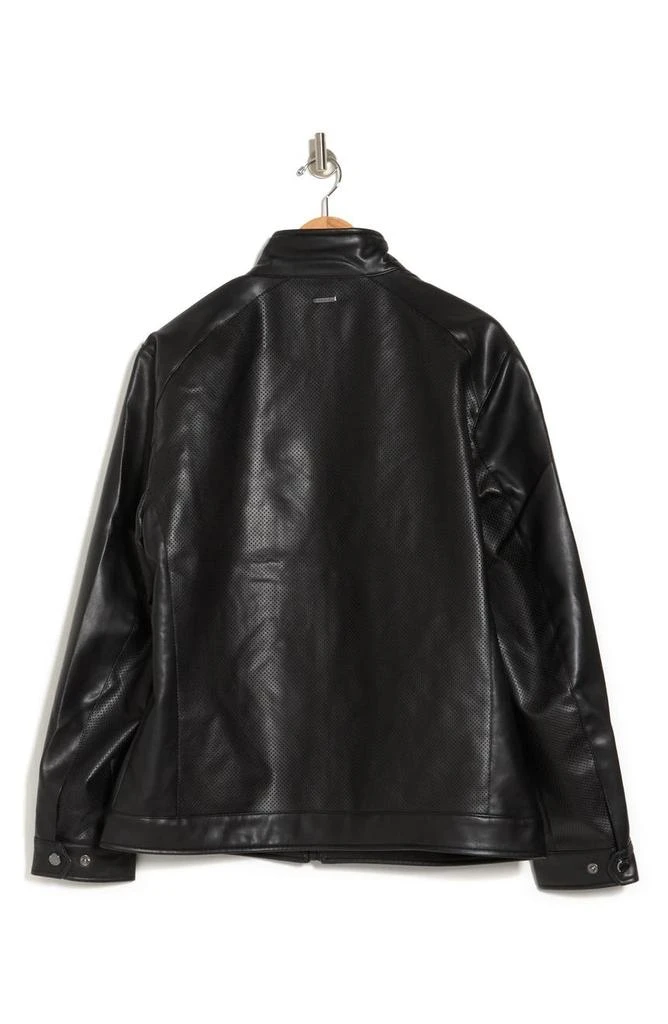 商品Michael Kors|Faux Leather Hipster Jacket,价格¥679,第3张图片详细描述