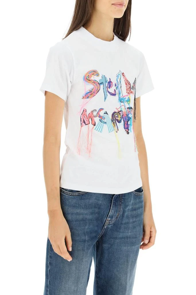 商品Stella McCartney|COLLAGE LOGO T-SHIRT,价格¥2148,第3张图片详细描述