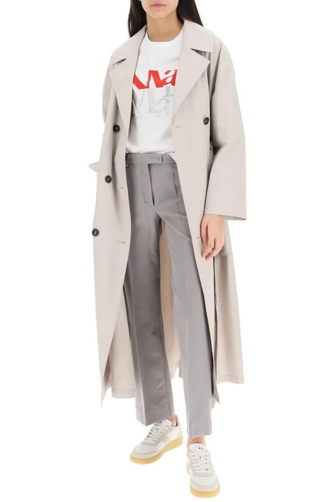 商品Max Mara|LONG BELTED DOUBLE-BREASTED TRENCH COAT,价格¥1868,第2张图片详细描述