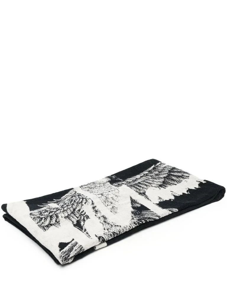 商品YOHJI YAMAMOTO|YOHJI YAMAMOTO POUR HOMME BIRD BATH TOWEL,价格¥1087,第1张图片