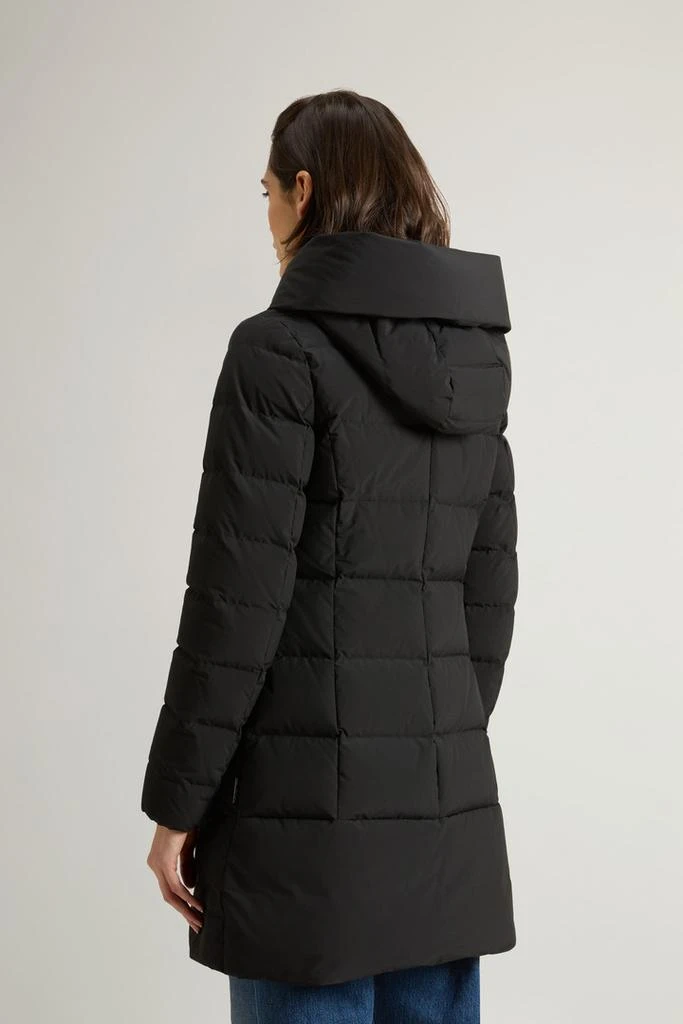 商品Woolrich|Puffy Prescott Parka in Urban Touch - Women - Black,价格¥4190,第3张图片详细描述
