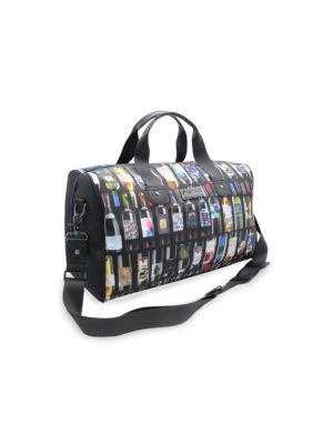 商品Robert Graham|Wine Bottle Graphic Weekender Bag,价格¥793,第2张图片详细描述
