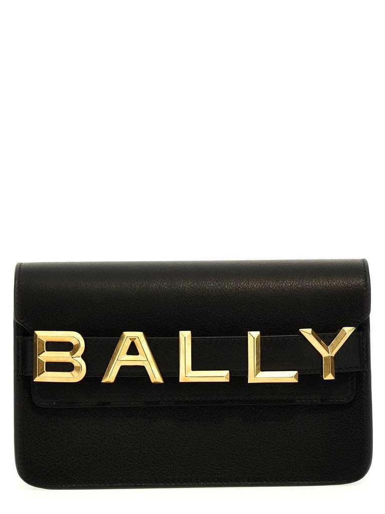 商品Bally|Logo Shoulder Strap Crossbody Bags Black,价格¥6294,第1张图片