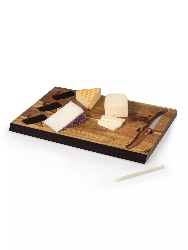 商品Picnic Time|Delio 6-Piece Cheese Acacia Wood Cutting Board & Tools Set,价格¥345,第3张图片详细描述