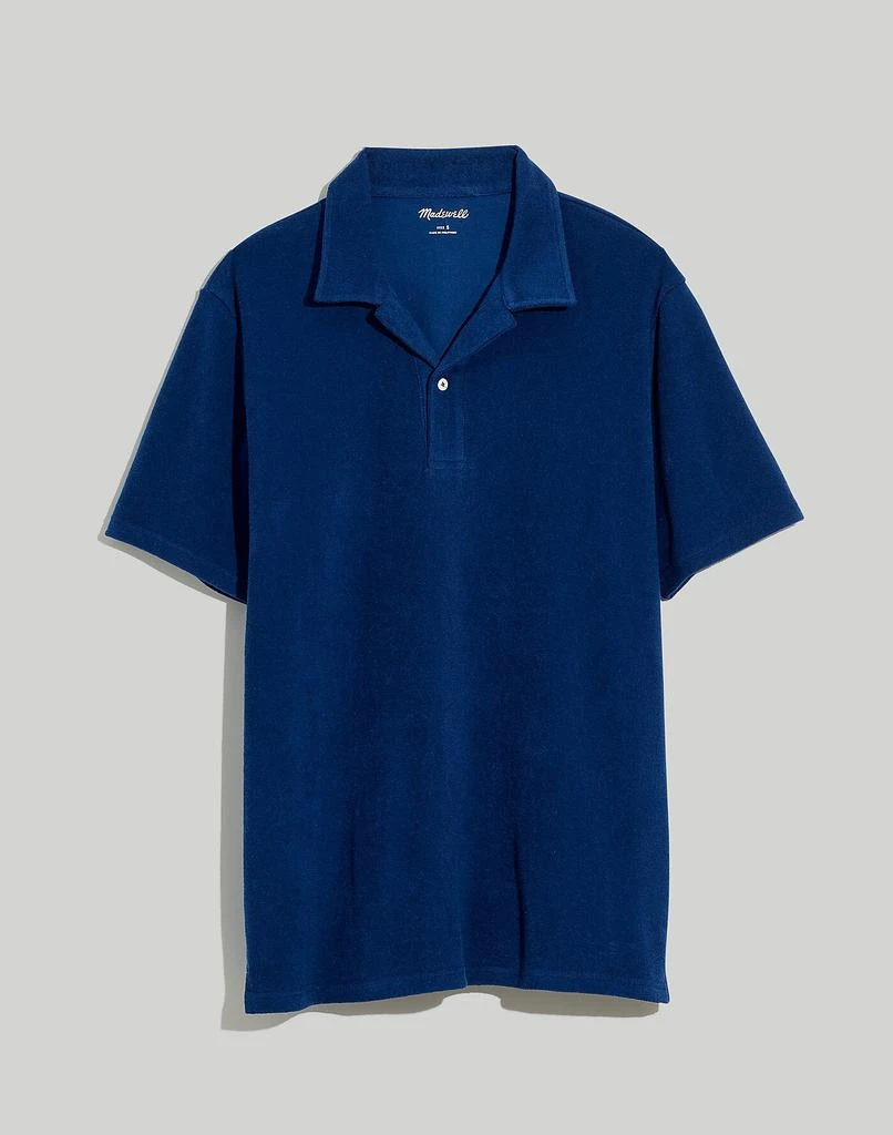 商品Madewell|Terry Cloth Polo Shirt,价格¥319,第4张图片详细描述