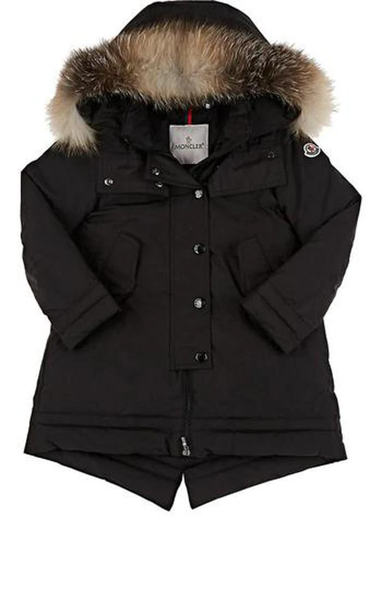 商品Moncler|Kids' Fur-Trimmed Hooded Down Coat,价格¥7446,第1张图片