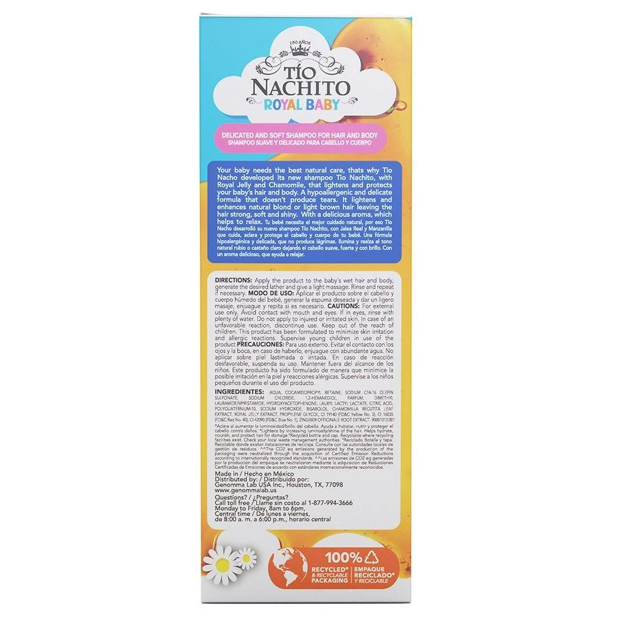 商品Tio Nachito|Baby Shampoo Royal Jelly + Chamomile,价格¥66,第3张图片详细描述
