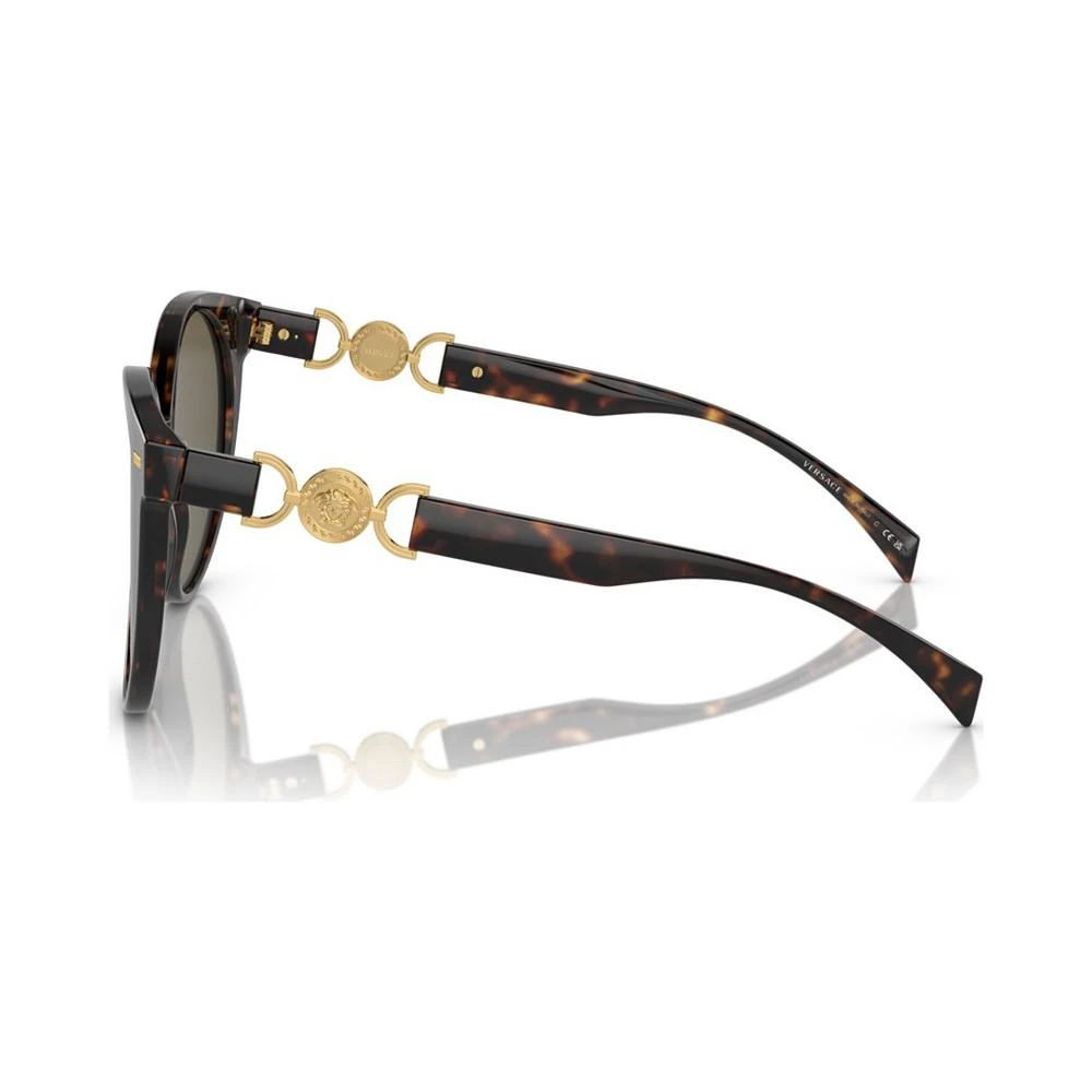 商品Versace|Women's Low Bridge Fit Sunglasses, VE4442F,价格¥1671,第3张图片详细描述