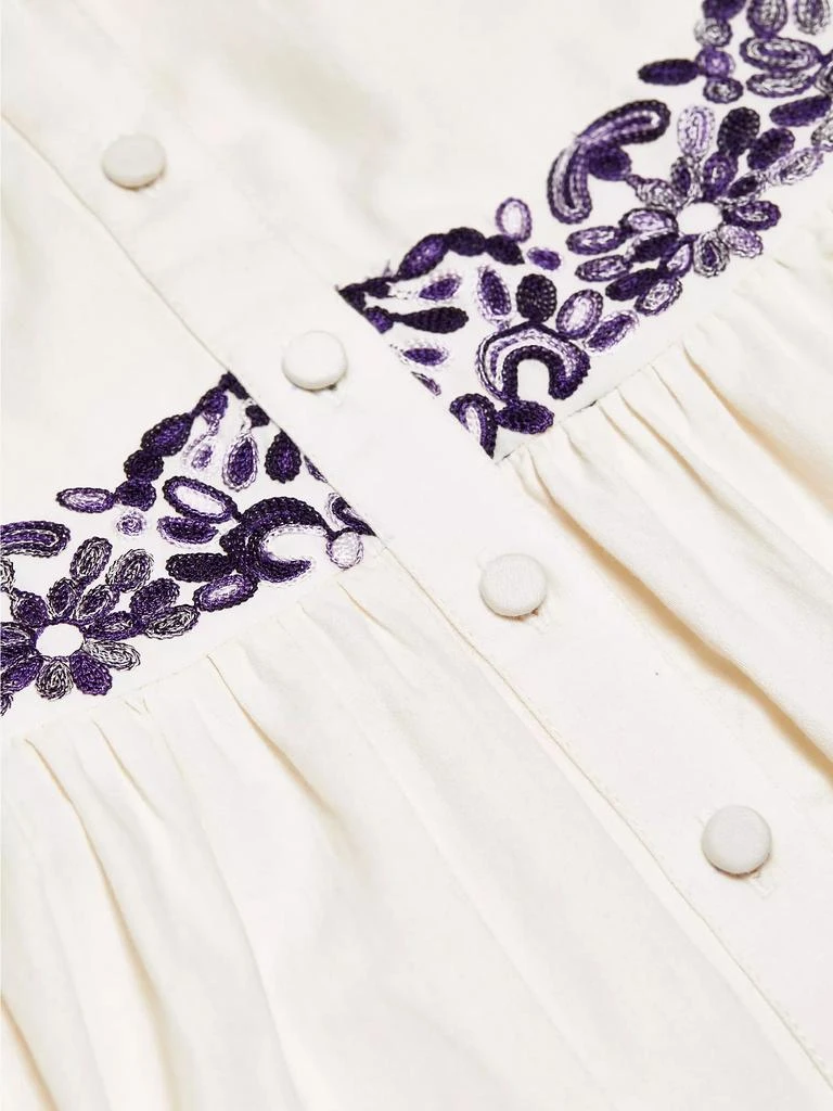 Molly Embroidered Cotton Midi-Shirtdress 商品