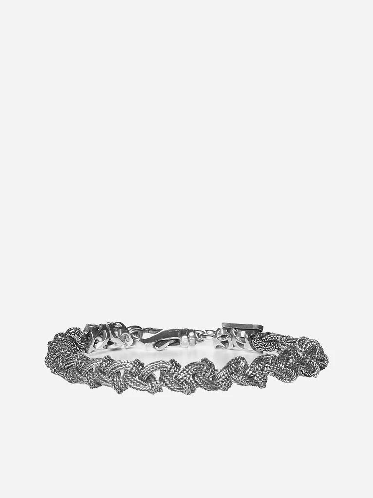 商品Emanuele Bicocchi|Knot Braid silver bracelet,价格¥1630,第1张图片