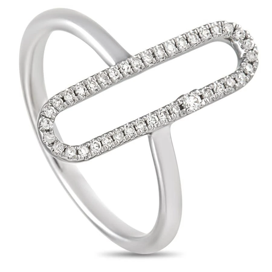 商品LB Exclusive|14K White Gold 0.15 ct Diamond Ring,价格¥3459,第1张图片