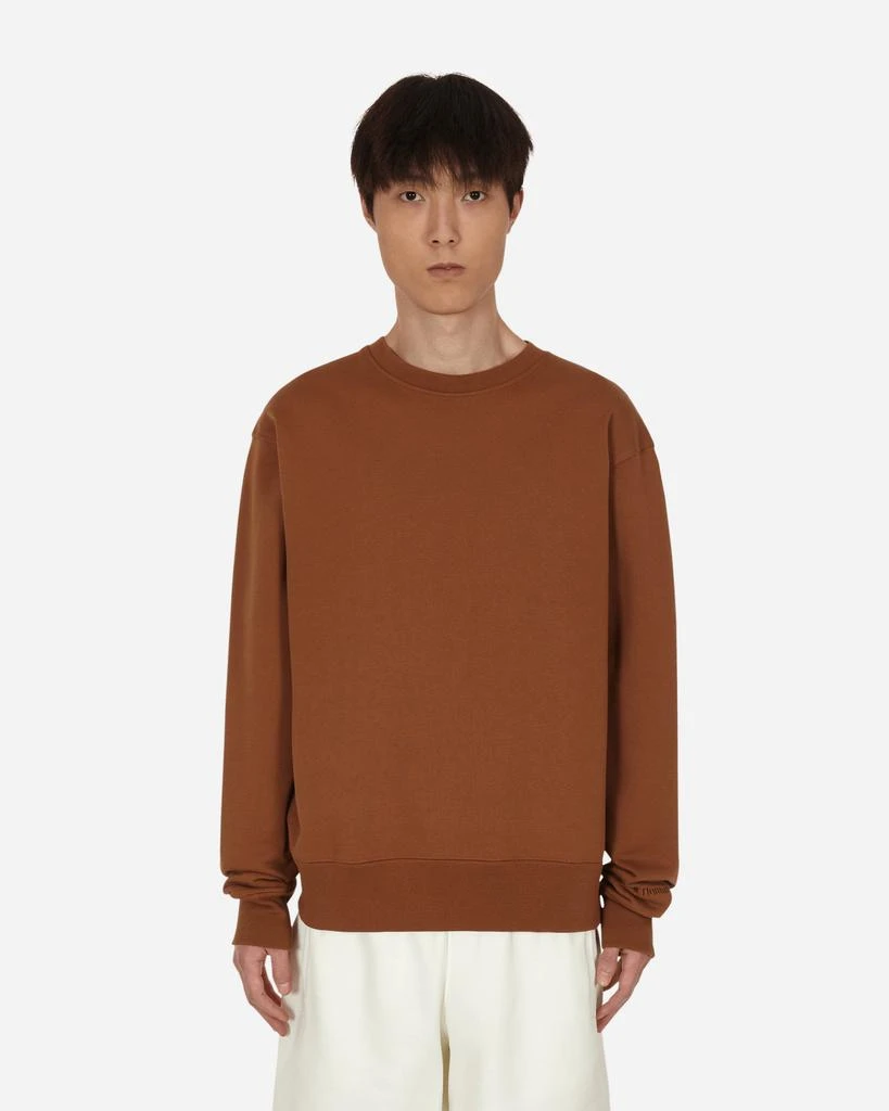 商品Adidas|Pharrell Williams Basics Crewneck Sweatshirt Brown,价格¥444,第1张图片