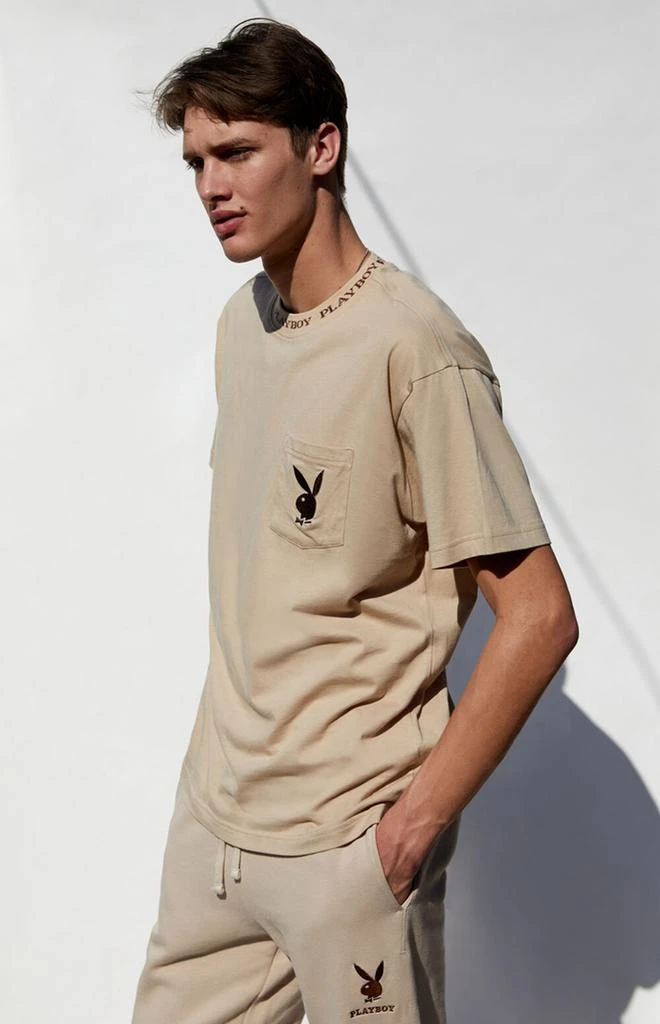 商品Playboy|By PacSun Collar Logo T-Shirt,价格¥175,第3张图片详细描述