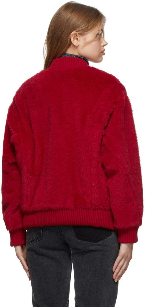 商品Max Mara|Red Teddy Bomber,价格¥4683,第3张图片详细描述