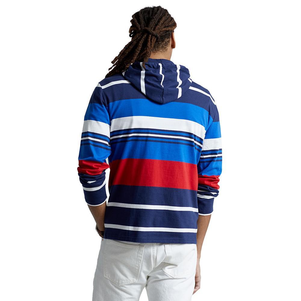 商品Ralph Lauren|Men's Striped Jersey Hooded T-Shirt,价格¥512,第4张图片详细描述