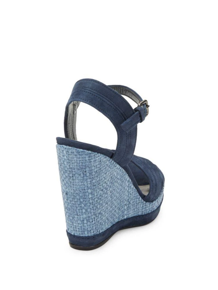 商品Stuart Weitzman|Elevate Open-Toe Wedge Sandals,价格¥708,第2张图片详细描述