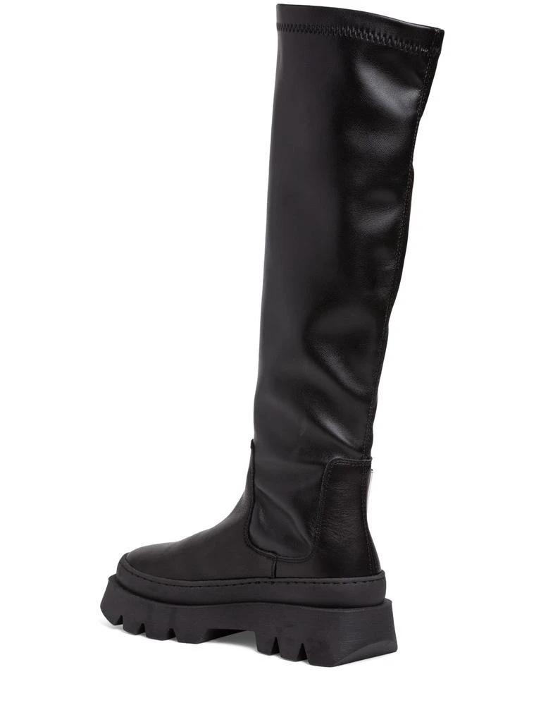 商品MONNALISA|Leather High Boots,价格¥2436,第2张图片详细描述