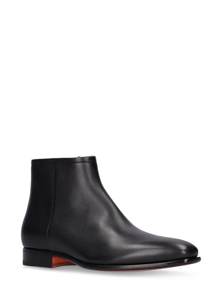 商品Santoni|Perdei Leather Ankle Boots,价格¥7817,第2张图片详细描述