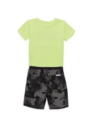 商品Calvin Klein|Baby Boy's 2-Piece T-Shirt & Shorts Set,价格¥97,第2张图片详细描述