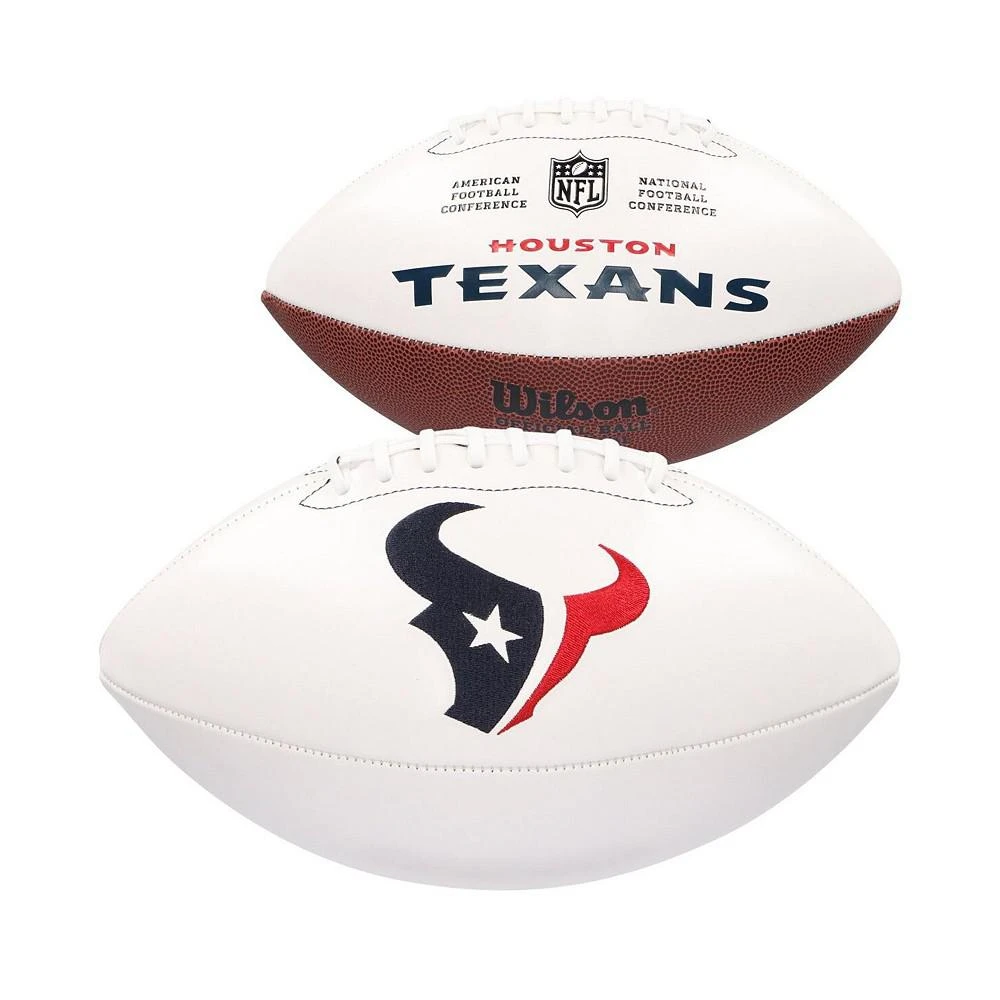 商品Wilson|Houston Texans Unsigned White Panel Collectible Football,价格¥225,第1张图片